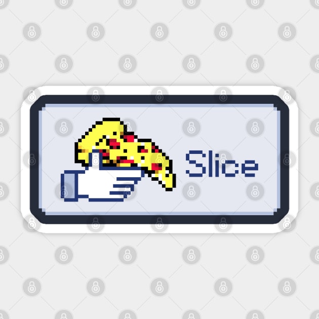 Slice it! Sticker by d4n13ldesigns